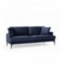 3-Seat Sofa Hannah Home Papira 3 Seater - Navy Blue Navy Blue