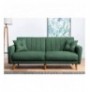 3-Seat Sofa-Bed Hannah Home Aqua-Green Green