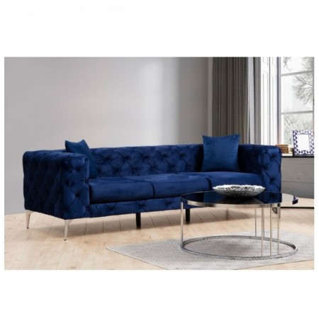 3-Seat Sofa Hannah Home Como - Navy Blue Navy Blue