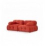 2-Seat Sofa Hannah Home Doblo 2 Seater ( L1-1R) Red