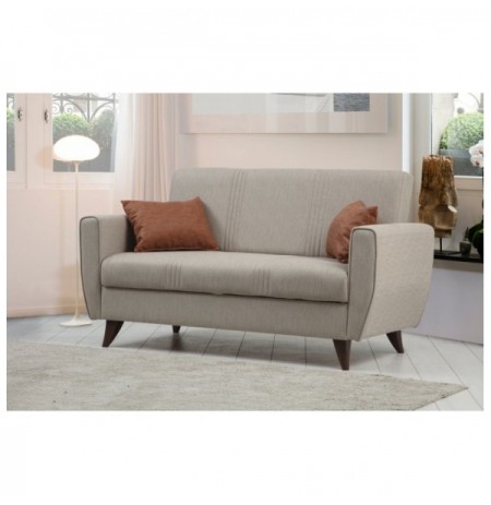 2-Seat Sofa-Bed Hannah Home Zaden - Beige Beige