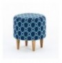 Pupe Hannah Home Lucca BlueTurquoise White