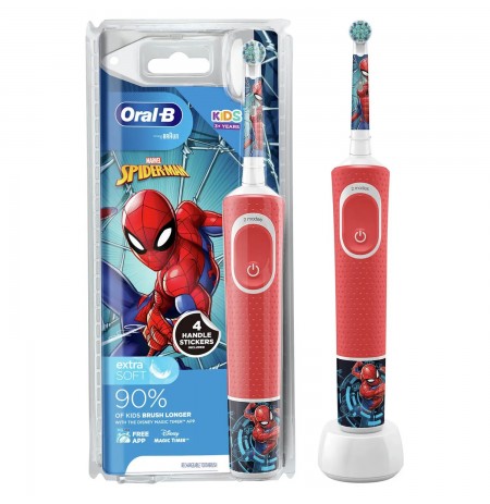 Furce elektrike Oral B per femije +3 vjec Vit D100 Spiderman
