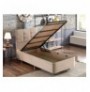 Single Bed Base & Headboard Hannah Home Polo - Light Brown (90 x 190) Light Brown