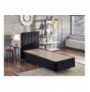 Single Bed Base & Headboard Hannah Home Ela Single - Black (100 x 200) Black