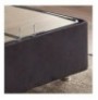 Single Bed Base & Headboard Hannah Home Ela Single - Black (100 x 200) Black