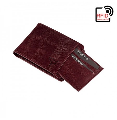 Man's Wallet Kanguru - Claret Red Claret Red