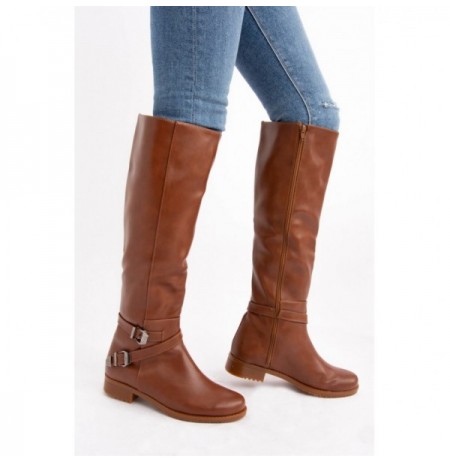 Woman's Boots E726203409 - Tan Tan