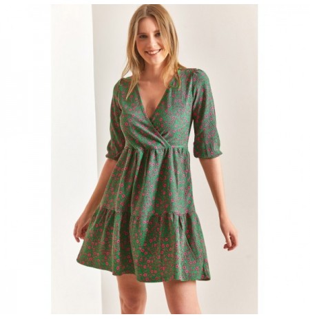 Dress 40861008 - Green, Fuchsia GreenFuchsia
