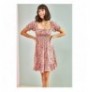 Dress 10091046 PinkWhite