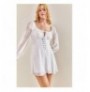 Dress 40801021 - White White
