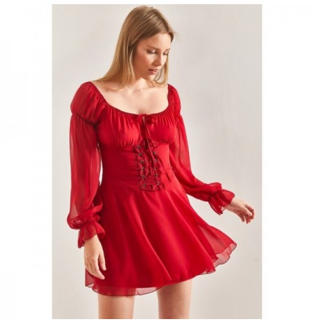 Dress 40801021 - Red Red