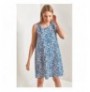 Dress 40841015 - Blue, White BlueWhite