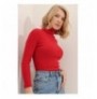 Woman's Blouse ALC-X7456 - Red Red