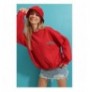 Woman's Sweatshirt ALC-X8963 - Red Red