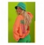 Woman's Sweatshirt ALC-X8963 - Orange Orange