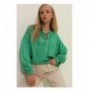 Woman's Sweatshirt MDA-1029 - Green Green
