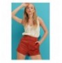 Woman's Shorts ALC-782-001 - Tile Red Tile Red