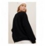 Woman's Sweatshirt ALC-X7458 - Black Black