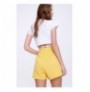 Woman's Shorts ALC-X6043 - Yellow Yellow