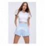 Woman's Shorts ALC-X6043 - Blue Blue