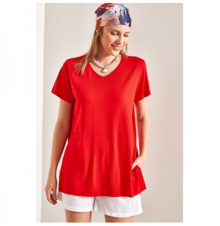 Woman's T-Shirt 40881002 - Red Red