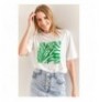 Woman's T-Shirt 40861013 - Green Green