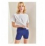 Woman's Shorts 40701026 - Dark Blue Dark Blue