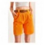 Woman's Shorts 40861003 - Orange Orange