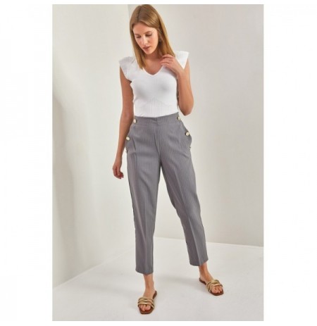 Woman's Trousers 50011024 - Grey Grey