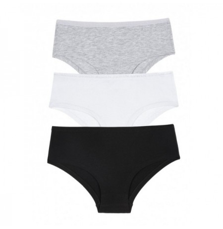 Panties ST0045603 - Black, Grey, White