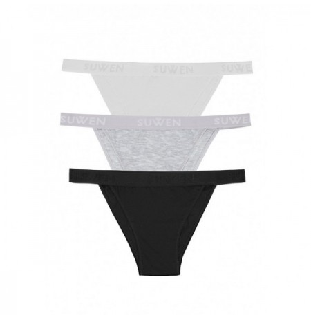 Panties ST0045601 - Black, Grey, White