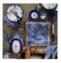 Set pjata (24 Pieces) Hermia LB24Y24309429 Navy BlueTurquoise
