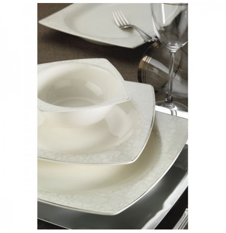Dinner Set (68 Pieces) Hermia BNMR68YT4309567 Cream White