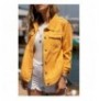 Woman's Jacket Xhan X8374 - Mustard