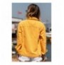 Woman's Jacket Xhan X8374 - Mustard