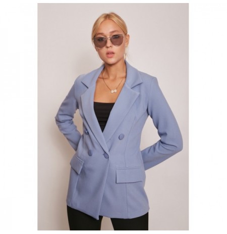Woman's Jacket Jument 37013 - Dirty Blue