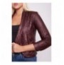 Woman's Jacket Jument 37022 - Damson Red