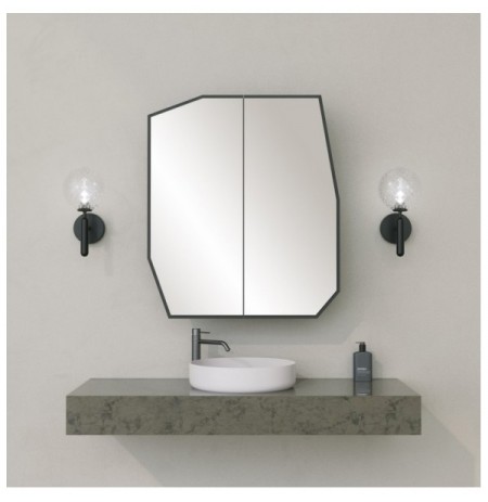 Raft tualeti Kalune Design Quartz Cabinet - Black