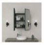 Raft tualeti Kalune Design Quartz Cabinet - Black