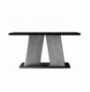Tavoline Mesi Goodyear 108 (Glossy black + Concrete)