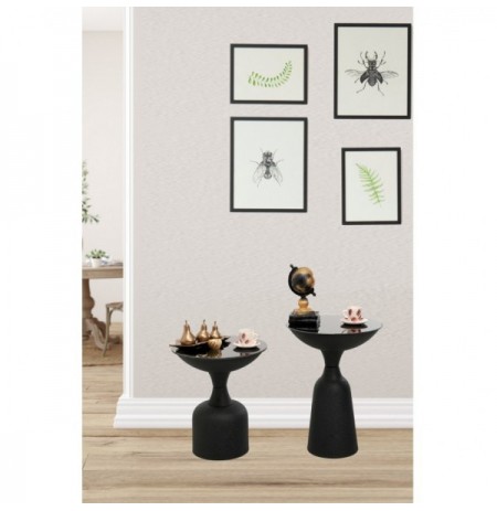 Set tavoline anesore Kalune Design 1007-3 Black
